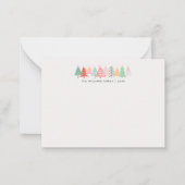 CARTES DE VŒUX FAMILIALES POUR LES FÊTES Arbre de  (Devant)