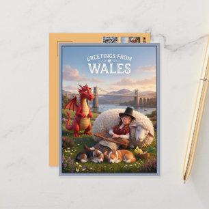 Cartes de vœux fantaisistes du Pays de Galles