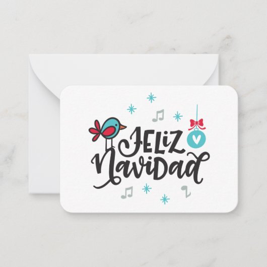 Cartes de vœux Feliz Navidad (Devant)