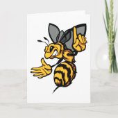 Cartes de voeux Fierce Bee (Devant)