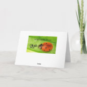 Cartes de voeux floral vierge photo (Dos)