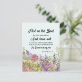 Cartes de voeux florales (Debout devant)