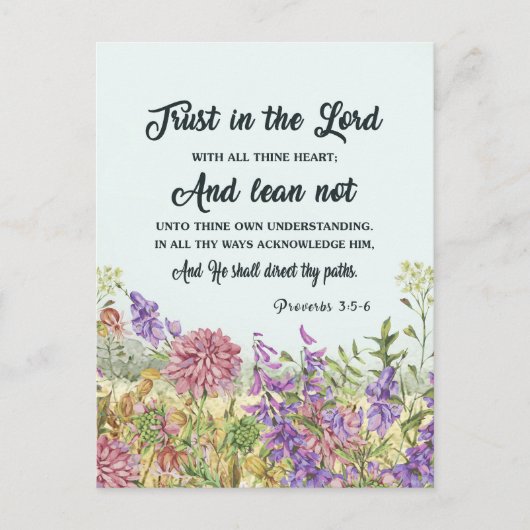 Cartes de voeux florales (Devant)