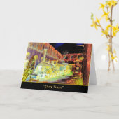 Cartes de voeux "Ghost Train" (Fleur jaune)