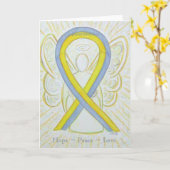Cartes de voeux Gris et Jaune (Fleur jaune)