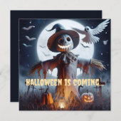 Cartes de voeux Halloween (Devant / Derrière)