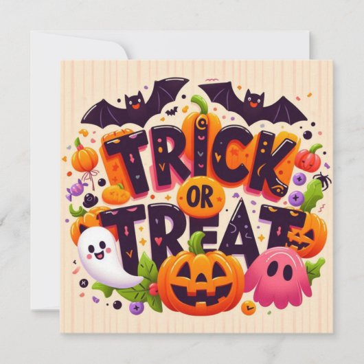 Cartes de vœux Halloween (Devant)