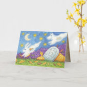 Cartes de voeux Halloween (Fleur jaune)