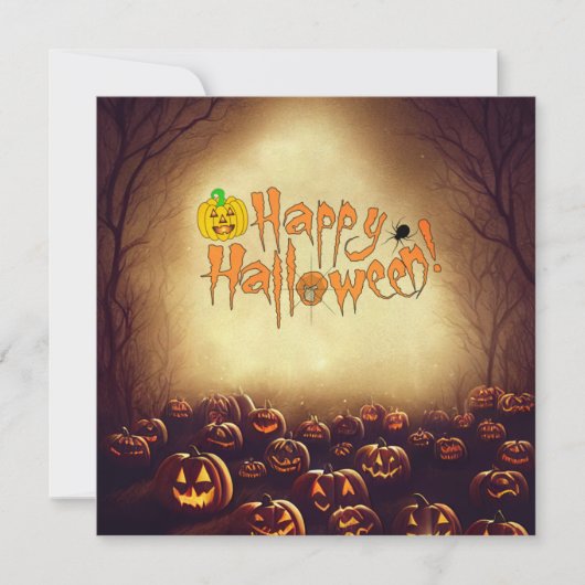 Cartes de voeux Halloween 2022 (Devant)