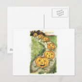 Cartes de voeux Halloween vintage Affiches classiq (Devant / Derrière)