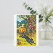 Cartes de voeux Halloween vintage Affiches classiq (Debout devant)