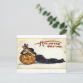 Cartes de voeux Halloween vintage Affiches classiq (Debout devant)