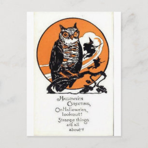 Cartes de voeux Halloween vintage Affiches classiq