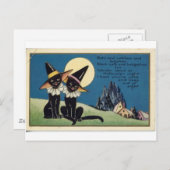 Cartes de voeux Halloween vintage Affiches classiq (Devant / Derrière)