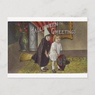 Cartes de voeux Halloween vintage Affiches classiq
