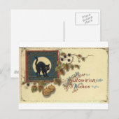 Cartes de voeux Halloween vintage Affiches classiq (Devant / Derrière)