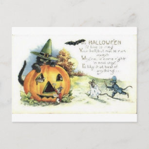 Cartes de voeux Halloween vintage Affiches classiq