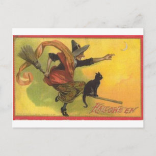 Cartes de voeux Halloween vintage Affiches classiq
