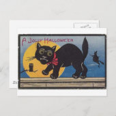 Cartes de voeux Halloween vintage Affiches classiq (Devant / Derrière)