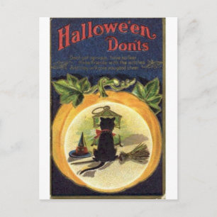 Cartes de voeux Halloween vintage Affiches classiq