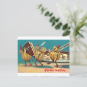 Cartes de voeux Halloween vintage Affiches classiq (Debout devant)