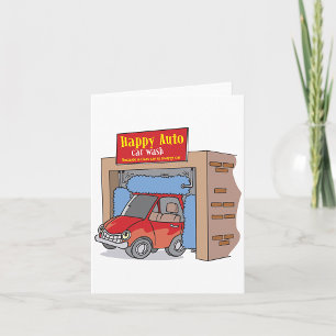 Cartes de vœux Happy Auto Car Wash