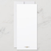 Cartes de vœux Hortensias dans le verre de mer (Dos)