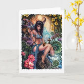 Cartes de voeux inattendues de visiteur (Fleur jaune)