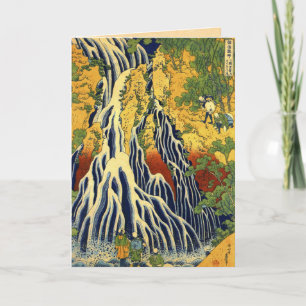 Cartes de voeux japonaises vintage Hokusai