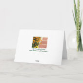 Cartes de voeux Jaune Orange Marigold (Dos)