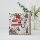 Cartes de voeux Joyeuses (Debout devant)