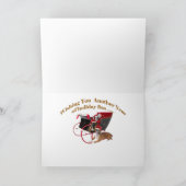 Cartes de voeux Joyeux Noël Boxer (Intérieur)