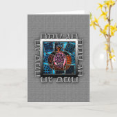 Cartes de voeux juives de luxe (Fleur jaune)