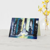 Cartes de voeux - L'aube (Fleur jaune)