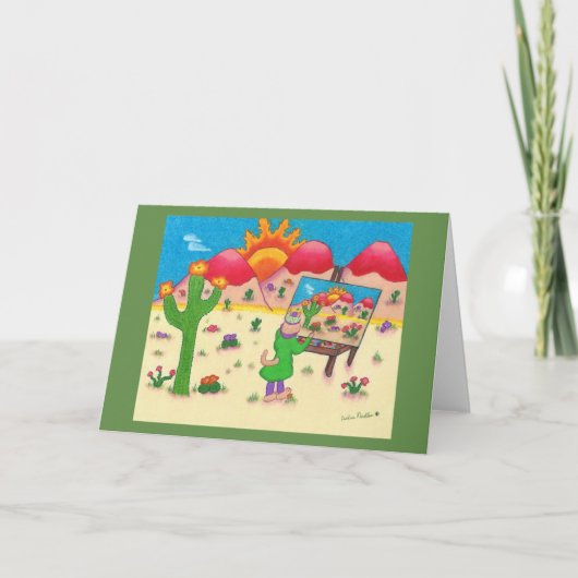 Cartes de voeux lunatiques de sud-ouest (Devant)