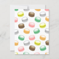 Cartes de voeux Macarons pour 16 ans
