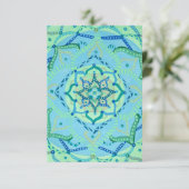 Cartes de voeux Mandala (Debout devant)