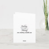 Cartes de vœux Maple Leaf (Dos)