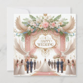 Cartes de voeux Mariages joyeuses (Devant)