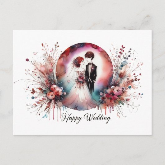 Cartes de voeux Mariages joyeuses (Devant)