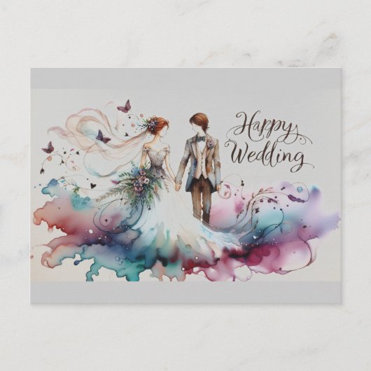 Cartes de voeux Mariages joyeuses (Devant)