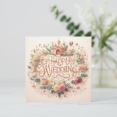 Cartes de voeux Mariages joyeuses (Debout devant)