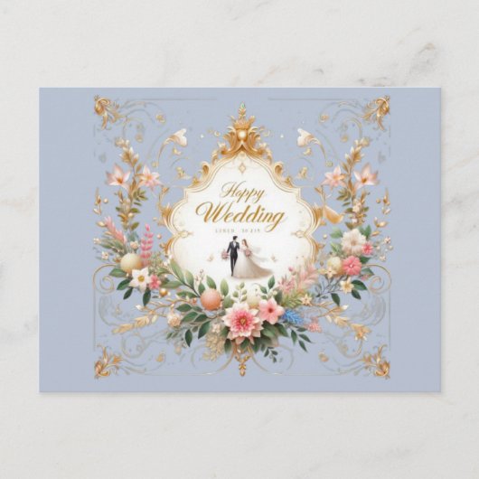 Cartes de voeux Mariages joyeuses (Devant)