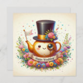 Cartes de voeux Mariages joyeuses (Devant / Derrière)