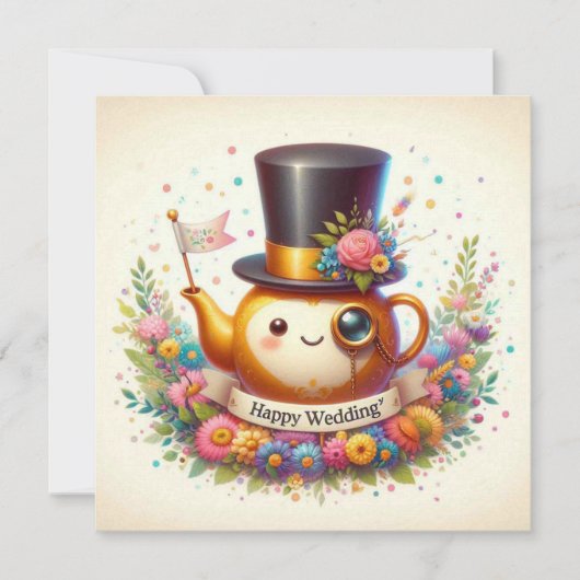 Cartes de voeux Mariages joyeuses (Devant)