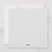 Cartes de voeux Mariages joyeuses (Dos)