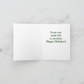 Cartes de voeux martiales de vacances d'artistes (Intérieur)