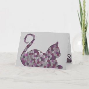 Cartes de voeux Mauve CrystalKatz