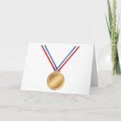 Cartes de voeux Médaille d'or (Devant)