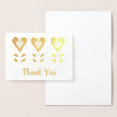 Cartes de voeux Merci Fleur Coeur (Affichage)